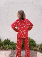 Pijama Estrellas Rojas (2 opciones) - fambypj