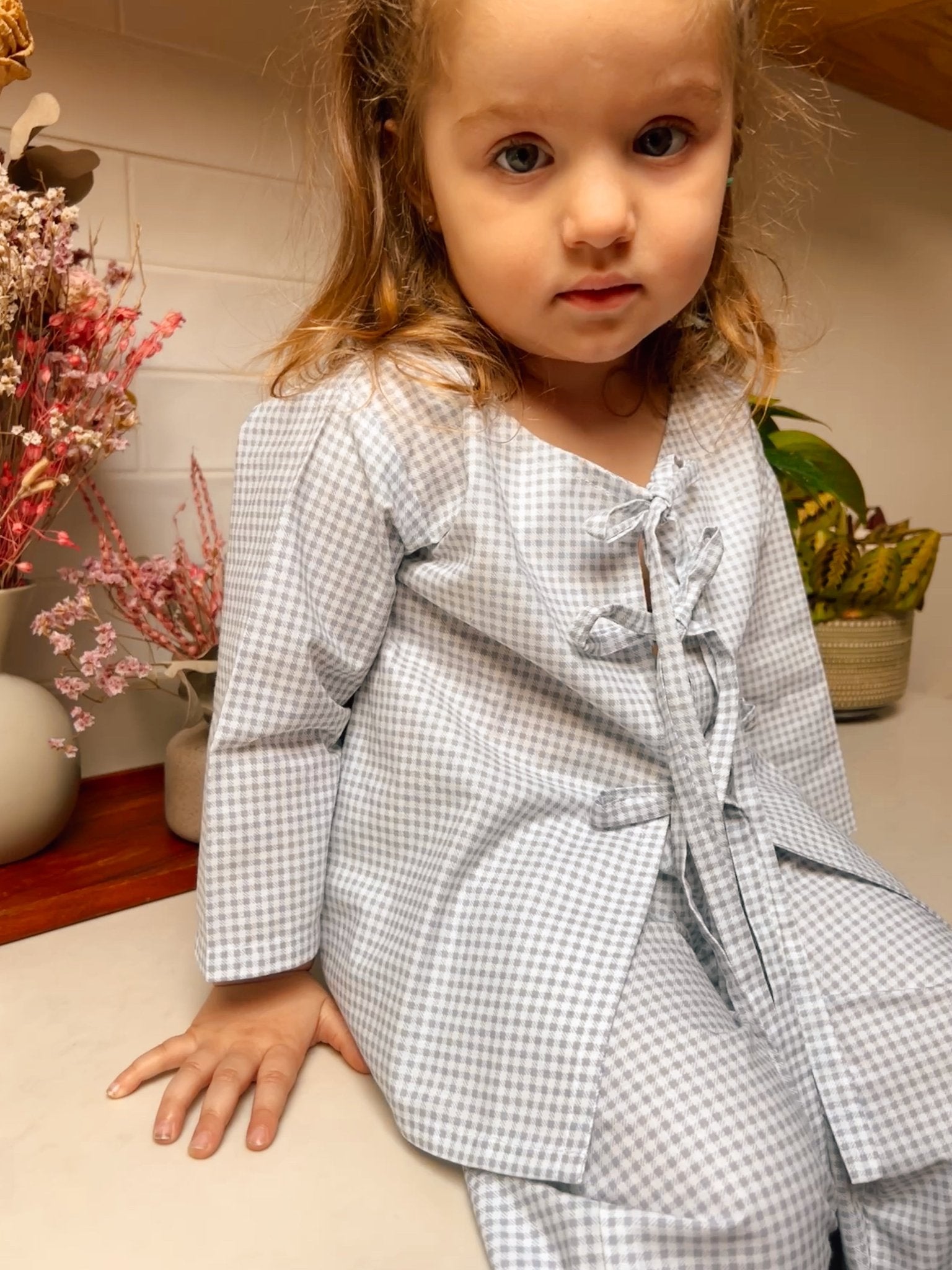 Pijama Infantil Verbena Escocés - fambypj