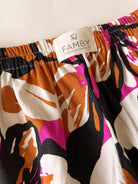 Short Infantil Malva floreado - fambypj