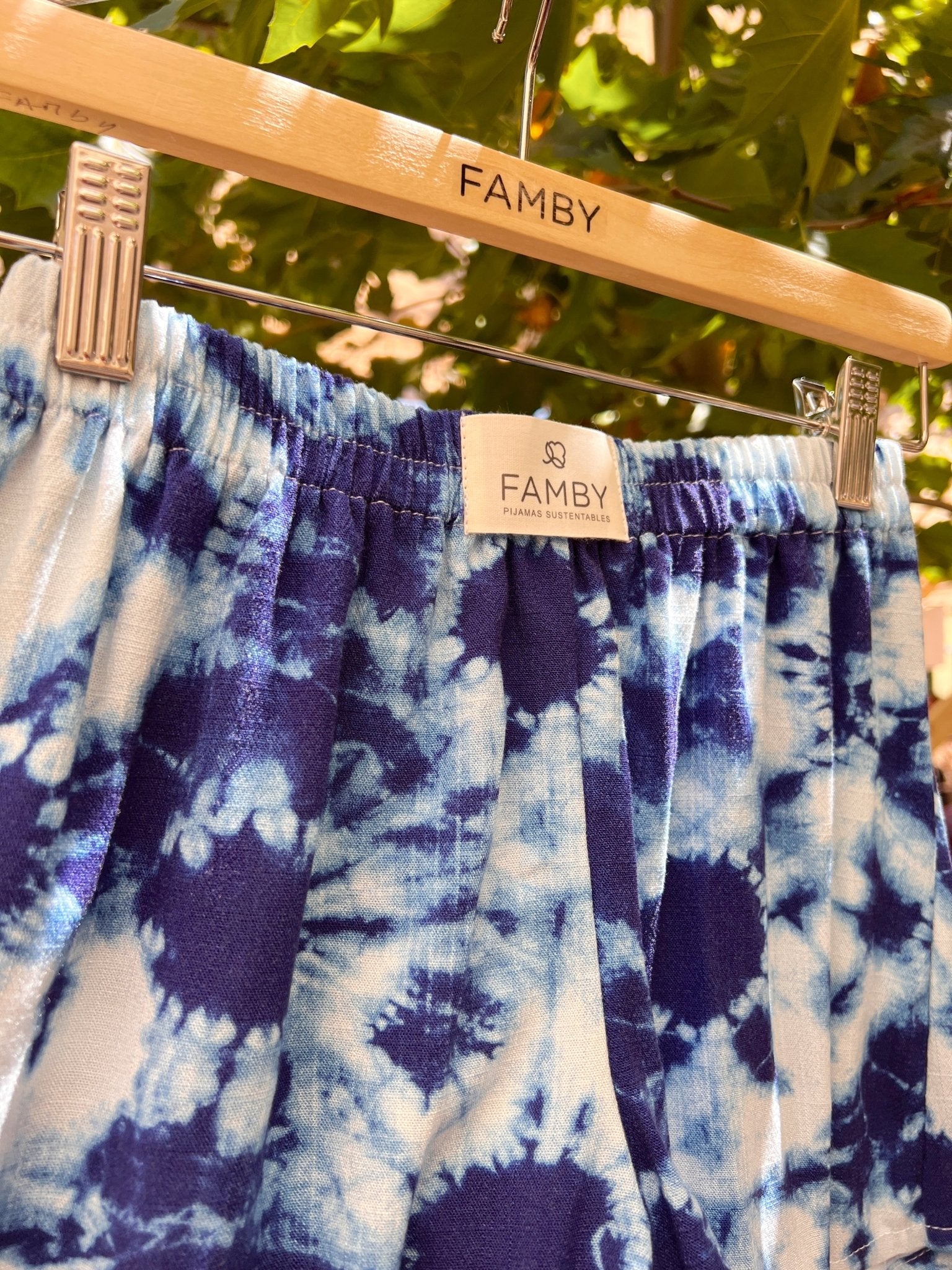 Short Infantil Tie Dye Azul - fambypj