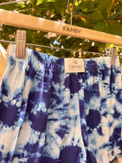 Short Mujer Tie Dye Azul - fambypj