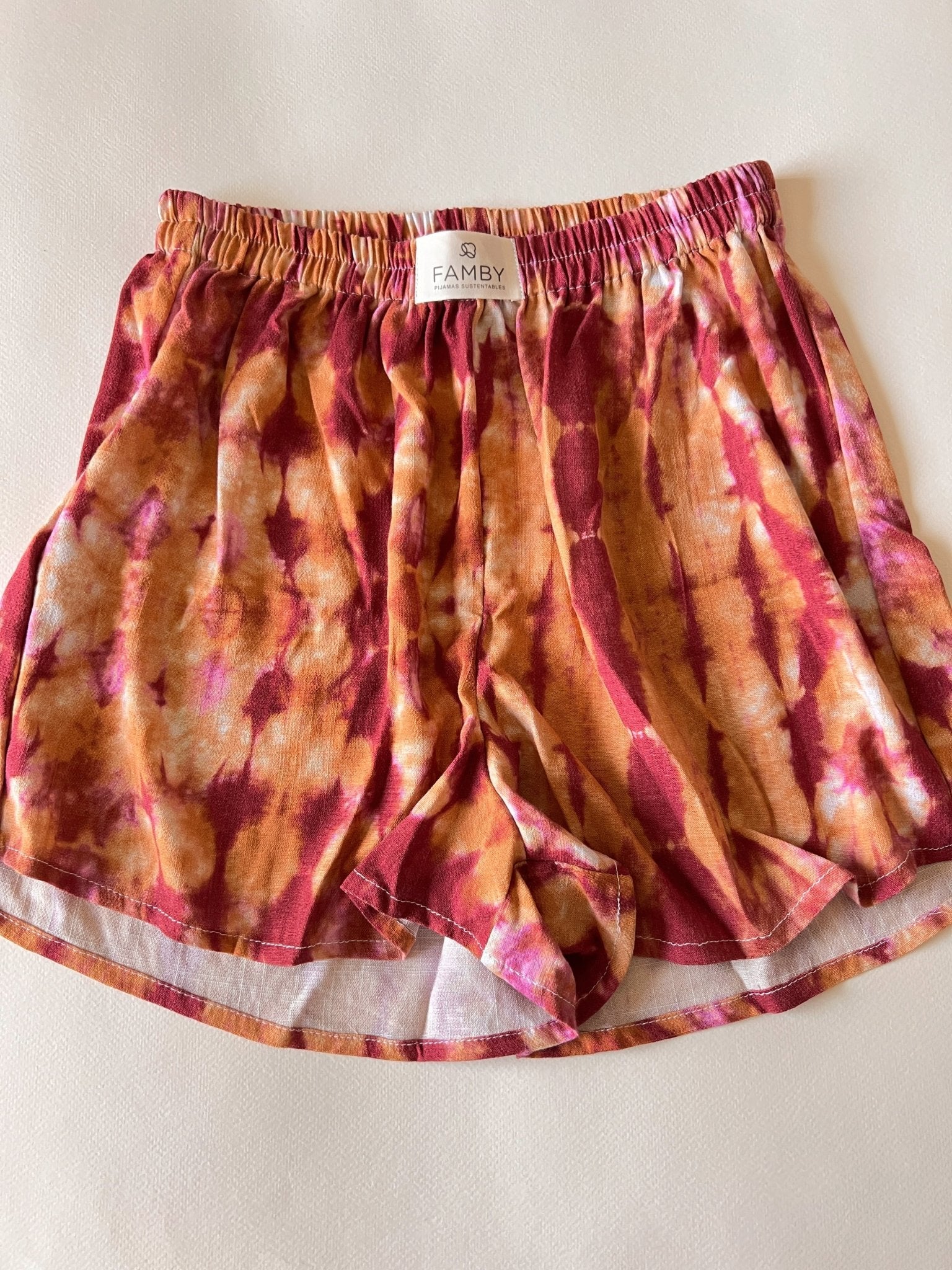 Short Mujer Tie Dye Morado - fambypj