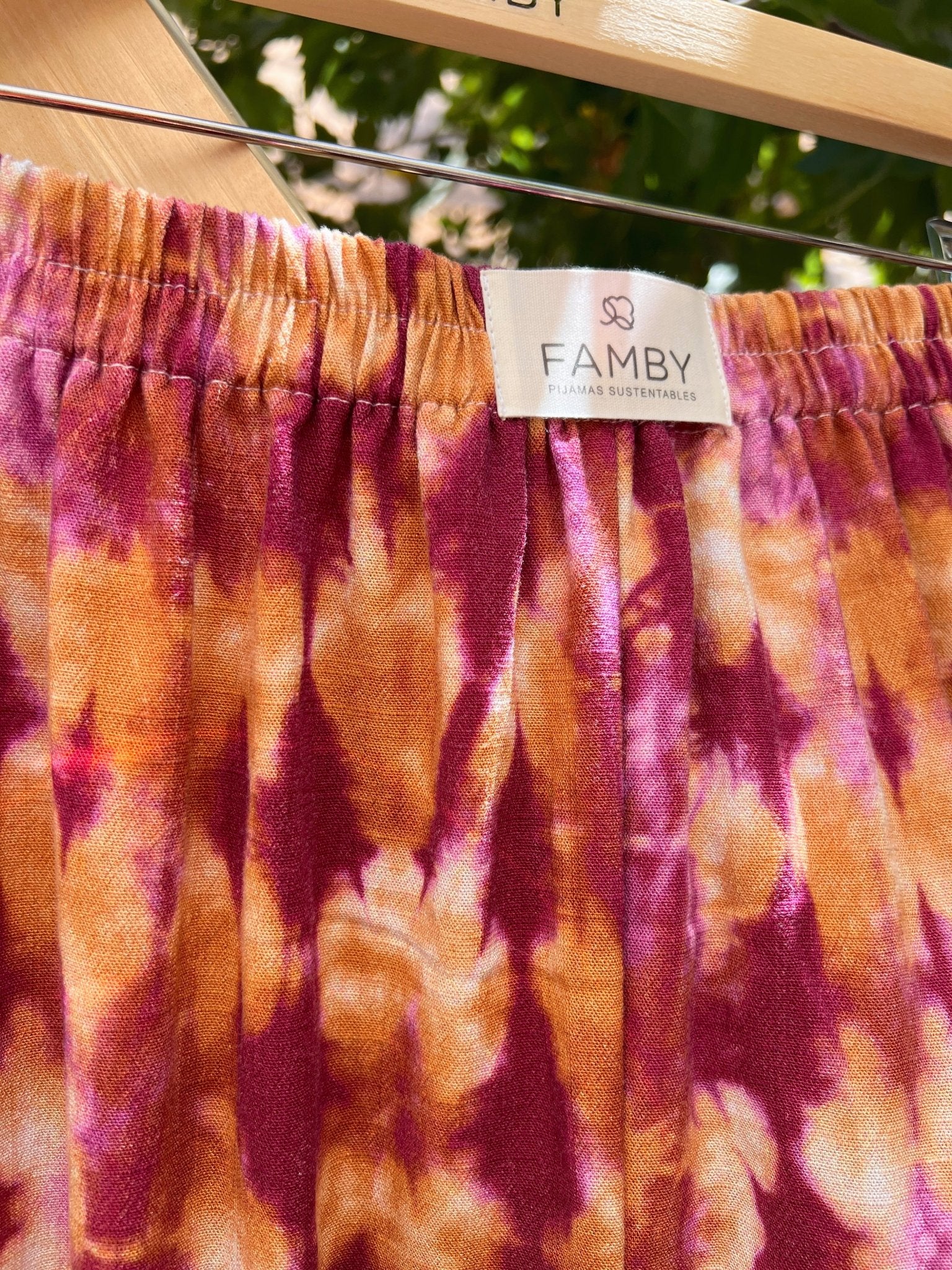 Short Mujer Tie Dye Morado - fambypj