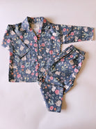 Pijama Infantil Conejitos Fondo Azul - fambypj