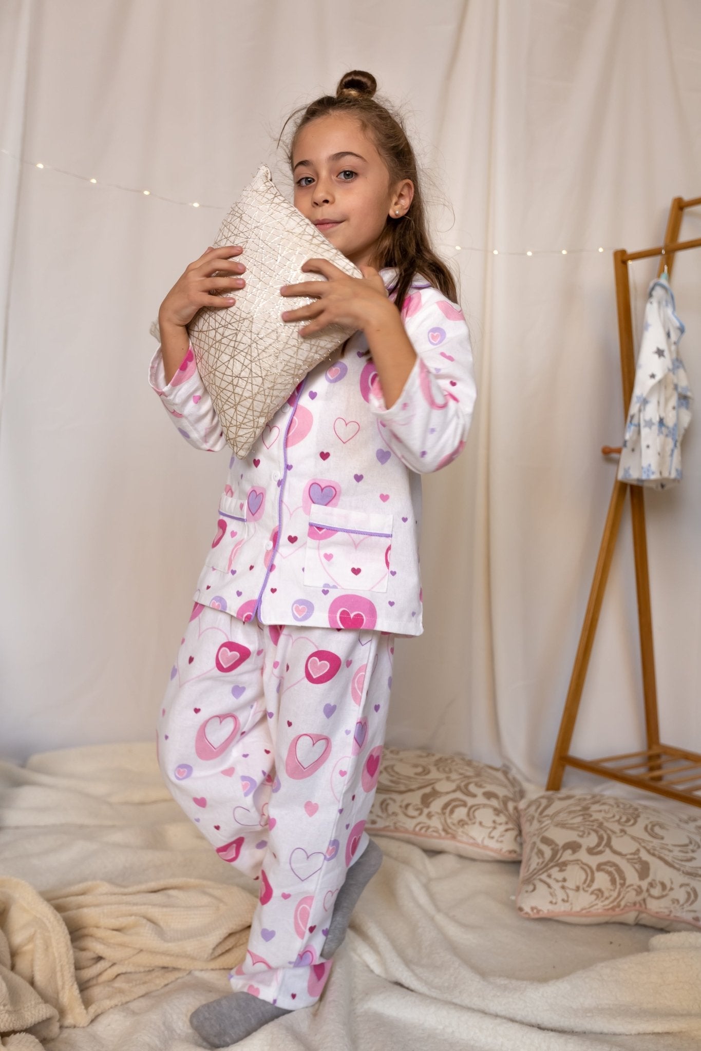 Pijamas 100% algodón orgánico niño